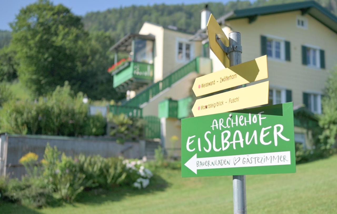 Archehof Eislbauer - Bauernhof Fuer Die Seele! Villa Sankt Gilgen Exterior foto